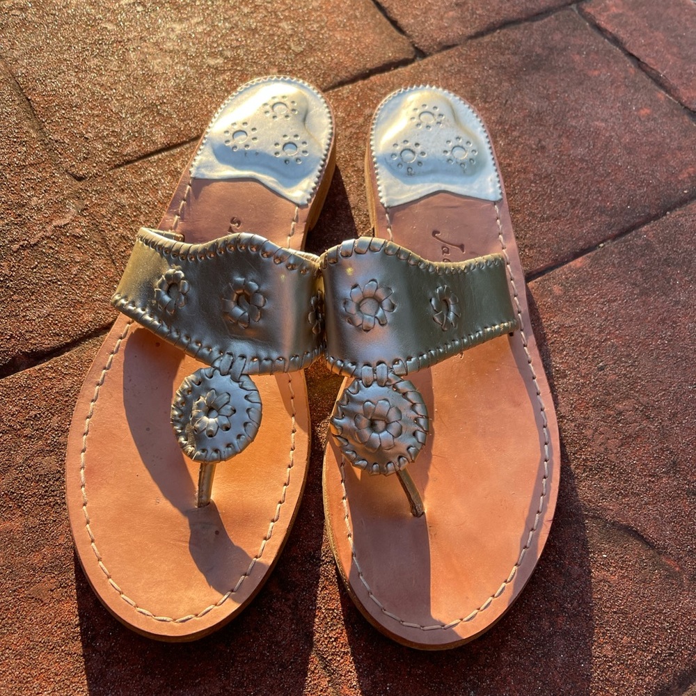 Final price: Platinum jack rogers sandals
